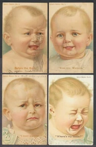 Postales dibujadas por artistas anteriores a 10 Baby's Habits serie 4 - Imagen 1 de 2