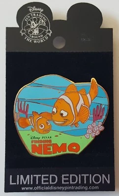 Prendedor Disney DLR Buscando a Nemo Marlin y Nemo Lanzamiento Sorpresa LE 750 Foto 1 de 2