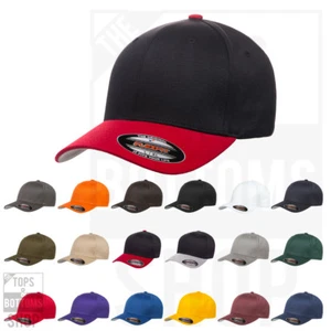 Cappello da baseball Flexfit strutturato in twill cappello da baseball con profilo medio - 6277 - Foto 1 di 29