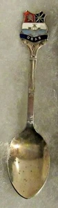 #445) SILVER PLATED TEA SPOON OBAN RESORT TOWN ARGYLL AND BUTE SCOTLAND UK - Foto 1 di 2