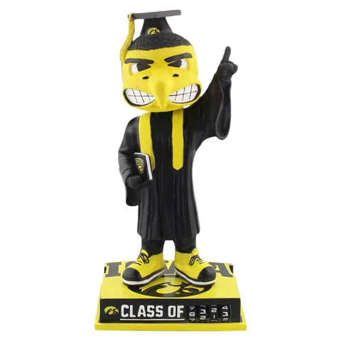 Iowa Hawkeyes Graduation Mascot Bobblehead - Numbered to 3,000 NEW! Cover