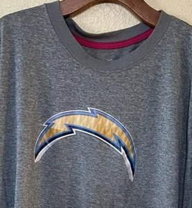 Camiseta Nike DRI-FIT NFL Team Chargers Rosa Cinta Gris Para Hombre Talla XXL 2XL - Imagen 1 de 9