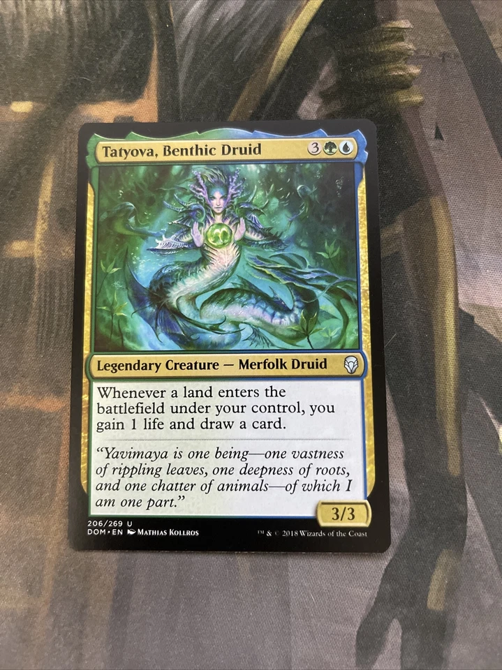 MTG Tatyova, Benthic Druid Dominaria 206/269 Regular Uncommon - Image 1 of 1