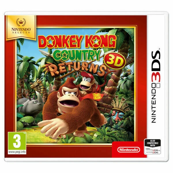 Donkey Kong Country Returns (Nintendo 3DS, 2013) - Image 1 of 1
