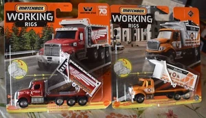 Matchbox INTERNATIONAL WORKSTAR 7500 DUMP TRUCK & WESTERN STAR Working Rigs NEW - Picture 1 of 6