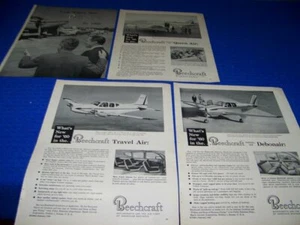 1960 BEECHCRAFT SERIES.. 8-PAGE SALES BROCHURE...RARE! (737DD) - Picture 1 of 9