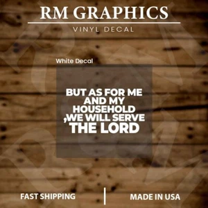 Serve the Lord |Bible Verse |Christian Quotes |Vinyl Sticker |Decal -Laptop|Car - Picture 1 of 6
