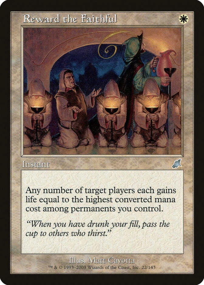 Reward the Faithful [Scourge] Magic MTG - Image 1 of 1