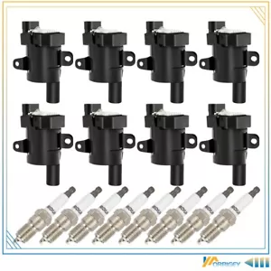 For 2003-07 Hummer H2 2001-06 Chevrolet Tahoe Ignition Coils & Spark Plugs - Picture 1 of 10