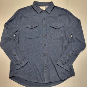 Nueva Camisa con Botones TRUE GRIT Para Hombre GRANDE L Informal FLANELA Azul Poli Rayón Mezcla - Imagen 1 de 7