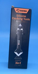 Saker Silikon Abdichtwerkzeug 3 in 1 Dichtstoff Finishing Tool (Edelstahl) - Bild 1 von 12