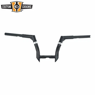 Manillar Ape ajustable de 8" negro satinado para Harley 1984-up personalizado Foto 1 de 4