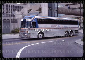 HUBER'S BUS SERVICE. EAGLE COACH Bus #751. Baltimore (MD). Original Slide 1986.