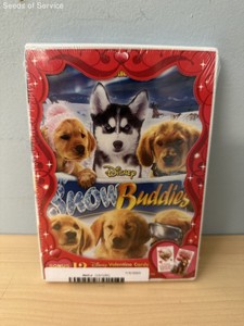 Snow Buddies DVD 2008 with Bonus 12 Disney Valentines Day Cards
