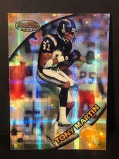 TONY MARTIN 1997 Bowman's Best ATOMIC REFRACTOR Parallel Card #63 CHARGERS