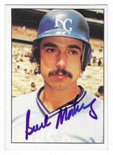 BUCK MARTINEZ 1976 SSPC AUTOGRAPHED SIGNED # 165 KANSAS CITY ROYALS