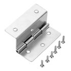 1pc Triple Folded Hinge Silver Jewelry Chest Box Useful Kit Door Hardware 59mm