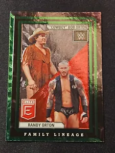 2023 Panini Donruss Elite WWE - Family Lineage Green #4 Bob Orton/Randy Orton - Picture 1 of 2
