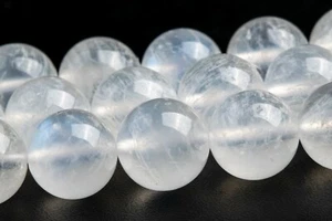 Cuentas sueltas redondas transparentes arco iris genuinas de 10 mm grado AAA - Imagen 1 de 4