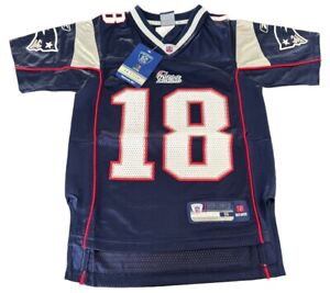 REEBOK New England Patriots DONTE STALLWORTH NFL Blue Jersey Youth Kids Small