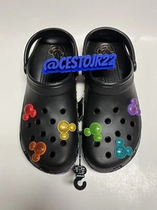 CROCS CLASSIC DISNEY RAINBOW CELEBRATION CLOG [207755-0C4] MOUSE SZ 10 / WMNS 12 - Picture 1 of 6