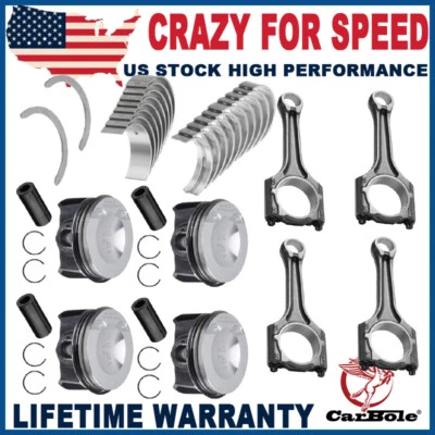 2.0 Engine Piston Rebuild Kit Crankshaft For 2015-2022 Audi A4 A6 Q5 Q7 VW GTI - Image 1 of 4
