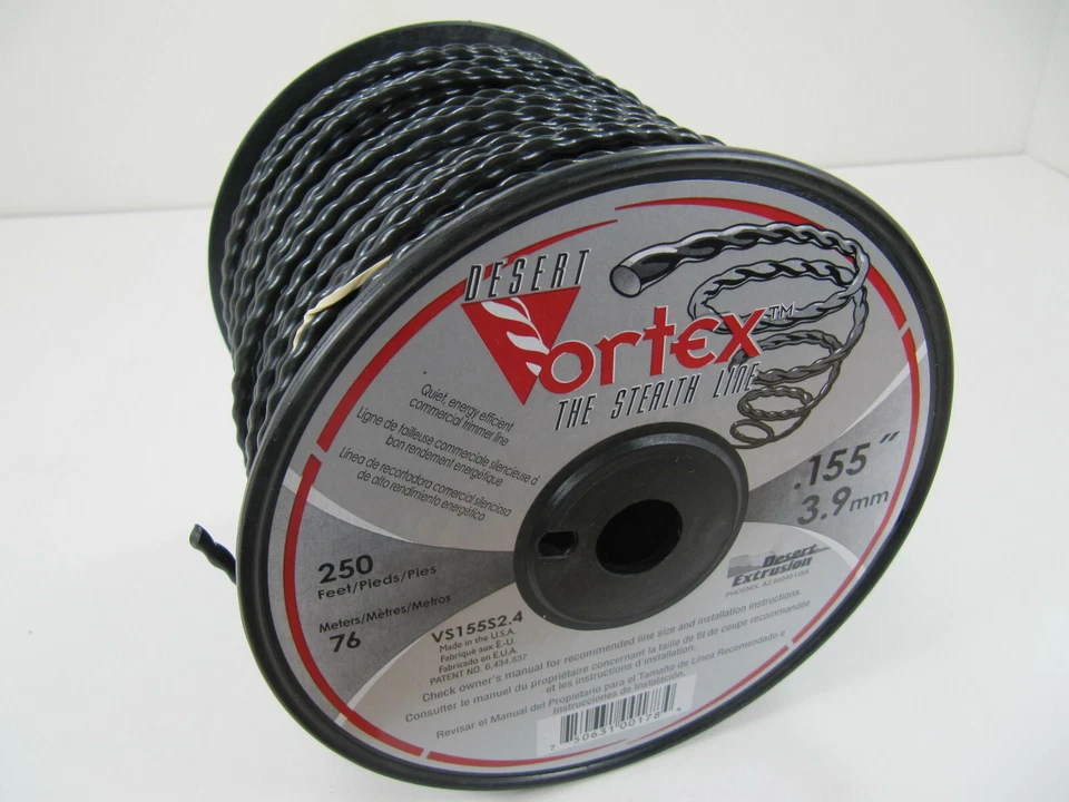 BLACK  VORTEX  LINE  TRIMMER  LINE  .155 x 250'  MEDIUM  SPOOL - Image 1 of 1