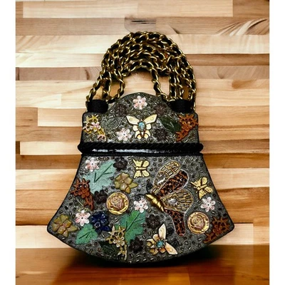 Bolso Caja Campana Mariposa Vintage Mary Frances Top Lift     Foto 1 de 4