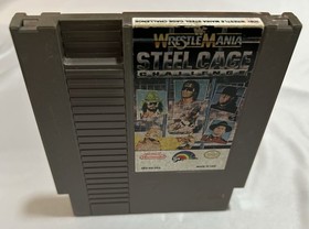 LJN WWF WrestleMania: Steel Cage Challenge Nintendo NES Authentic and Tested