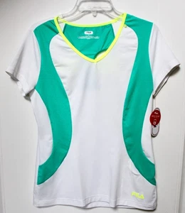 NEU Fila Active Top SS Medientasche feuchtigkeitsableitend Cool Factor Polyester Stretch M - Bild 1 von 15
