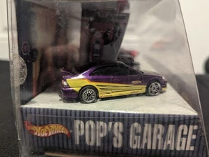 WHEEL ERROR Honda Civic Si - 2001 Hot Wheels Pop's Garage Set - Picture 1 of 7