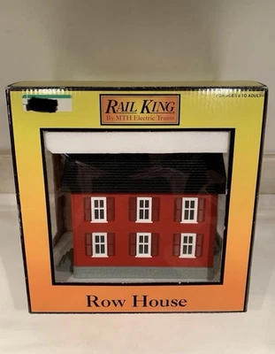 MTH RAILKING ROW HOUSE (RED) CITY BUILDING 30-9076! O GAUGE O SCALE - Image 1 of 4