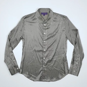 Ralph Lauren Collection Silk Shirt UK 12 Women Purple Label Italy Made Vintage - Picture 1 of 15