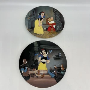 Set Of 2 Disney Snow White Bradford Exchange Collector Plates - Picture 1 of 4