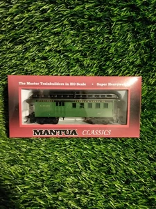 HO MANTUA 1890 ATSF WOODEN COMBINE CAR SF #716110 WOODEN COMBINE ATSF - Picture 1 of 3