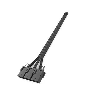 12VHPWR 12+4Pin to 3x8Pin PCIE 5.0 Power Extension Cable For RTX 3090Ti 4080 - Picture 1 of 13