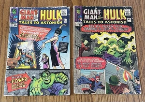 Tales To Astonish # 66, 69, Marvel Comics, 1965 The Hulk Steve Ditko - Picture 1 of 2