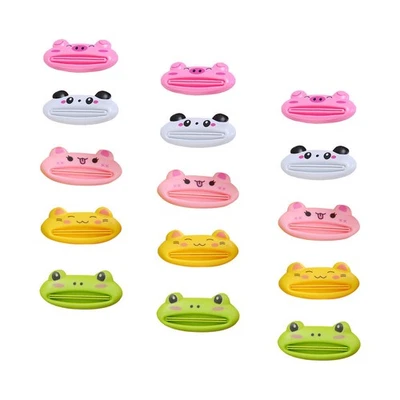  15 Pcs Plastic Toothpaste Tube Squeezer Roller Cute Squeezers Dispenser - Image 1 of 4