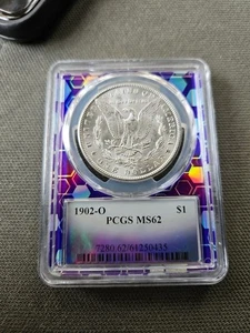 1902-O Morgan Silver Dollar $1 PCGS MS62 - Picture 1 of 2