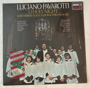 O Holy Night-Luciano Pavarotti LP SEALED Kurt Adler 1976 London FFrr OS 26473 - Picture 1 of 6