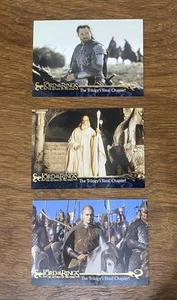 Lord of the Rings Topps 2003 The Return of the King Movie Cards Promo P1-P3 Set - Picture 1 of 2