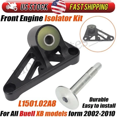 Front Engine Isolator Mounting Bracket Kit L1501.02A8 For BUELL XB9 XB12 2002-10 Foto 1 de 4