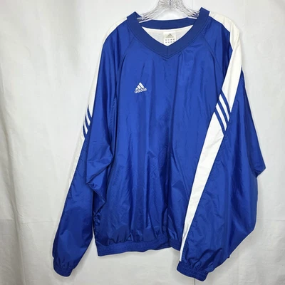 Chaqueta cortavientos Adidas para hombre XXL suéter azul real Y2K 2004 Juegos Olímpicos vintage Foto 1 de 4