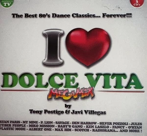 I LOVE DOLCE VITA MEGAMIX - Various 3 x CD Digipak 2012 Blanco Y Negro Exc Cond! - Picture 1 of 2