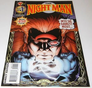 1995 MALIBU COMICS "THE NIGHTMAN" #1 DIRECT EDITION ~ UNREAD (MINT-NEAR MINT)   - Picture 1 of 4