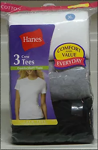 Womens Short Sleeve Hanes T-Shirts: S-L-XL - Picture 1 of 11