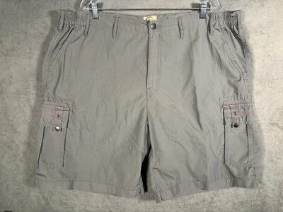 HABAND TRAVELERS Shorts Mens 44 Gray Multi Pockets Outdoor Stretch Canvas - Image 1 of 4