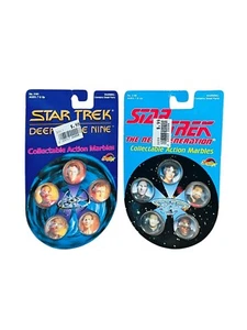 NIB 1993 Vintage Star Trek Collectors Set Of Marbles - 2 Sets - Picture 1 of 4
