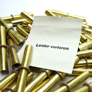 500 Tombolalose Nieten Röllchenlose gold Tombola Lose - Bild 1 von 1