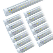 4Ft 12 Pack Led Shop Light T8 Linkable Ceiling Tube Fixture 40W Daylight V Shape